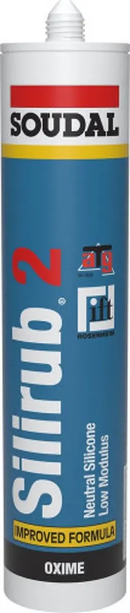Soudal Silirub 2 Glanzend Wit 310ml