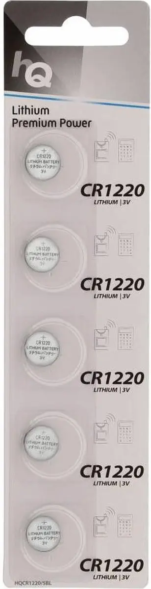 Nedis CR1220 Lithium-Knoopcelbatterij - 5 Stuks