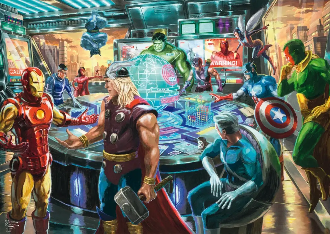Schmidt Legpuzzel Marvel The Avengers Thomas Kinkade 1000 Stuks