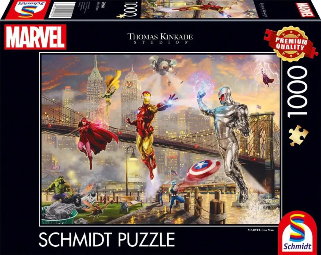 Schmidt Legpuzzel Marvel Iron Man Thomas Kinkade Studios 1000 Stuks