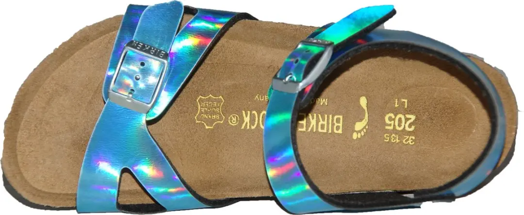 Birkenstock Rio Kinder Smal Blauwdessin - 24 - afbeelding 3 van 5