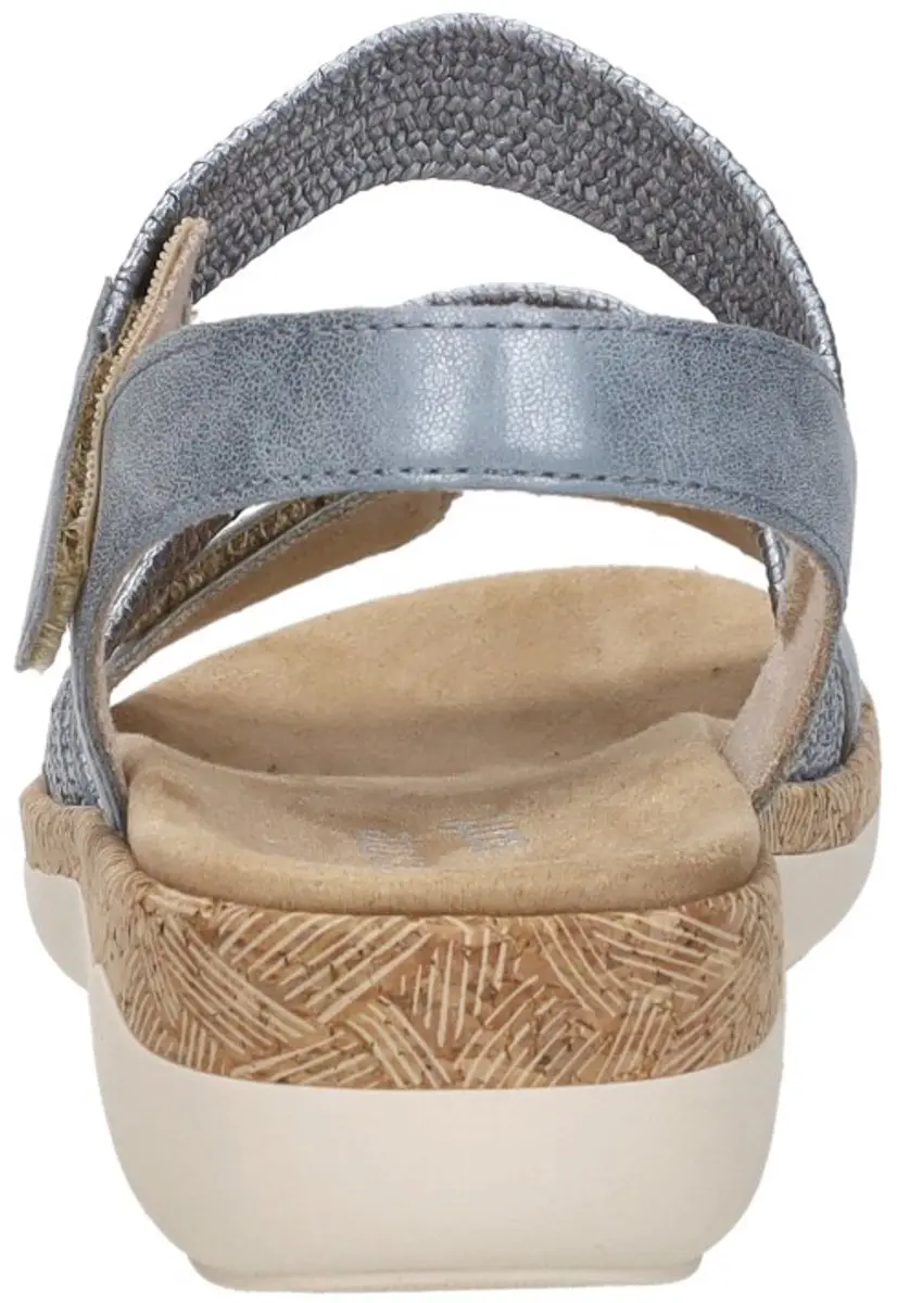 Remonte Plat Sandalen - Maat 45 Lichtblauw - afbeelding 5 van 6