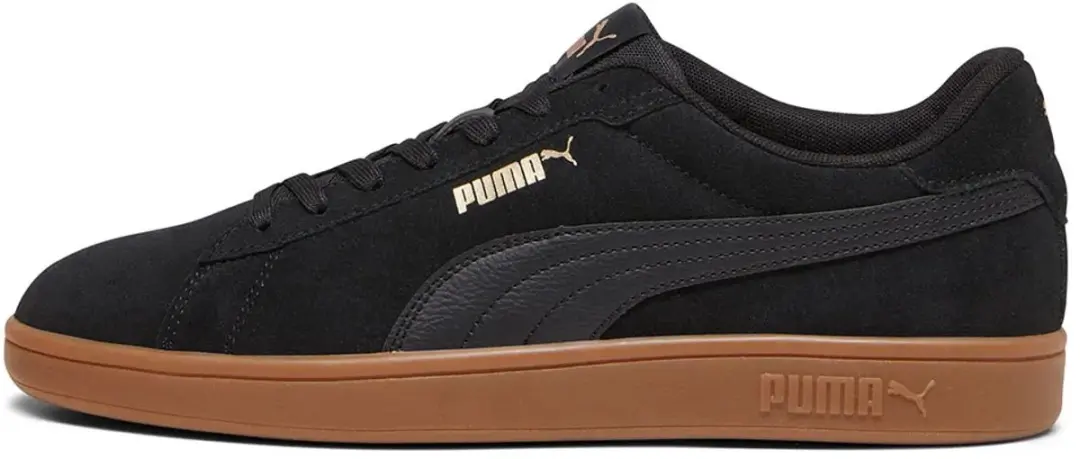 PUMA Smash 3.0 Schoenen - 44 - Zwart/Goud - afbeelding 3 van 6