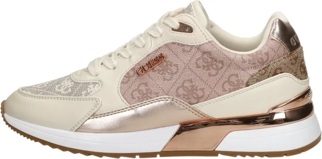 Guess Moxea12 Dames Sneakers Hoog - Mauve - Maat 36 - afbeelding 2 van 6
