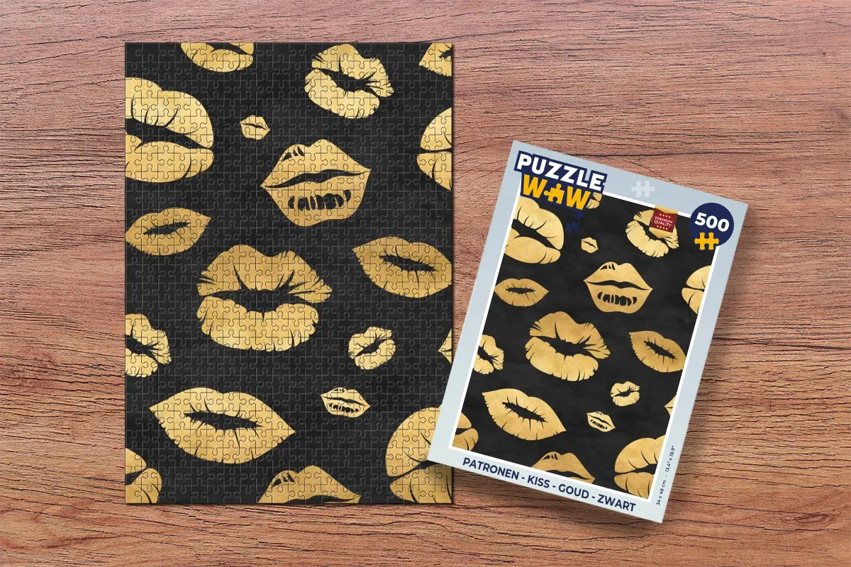 PuzzleWow Kiss Legpuzzel 500 Stuks - Multicolor