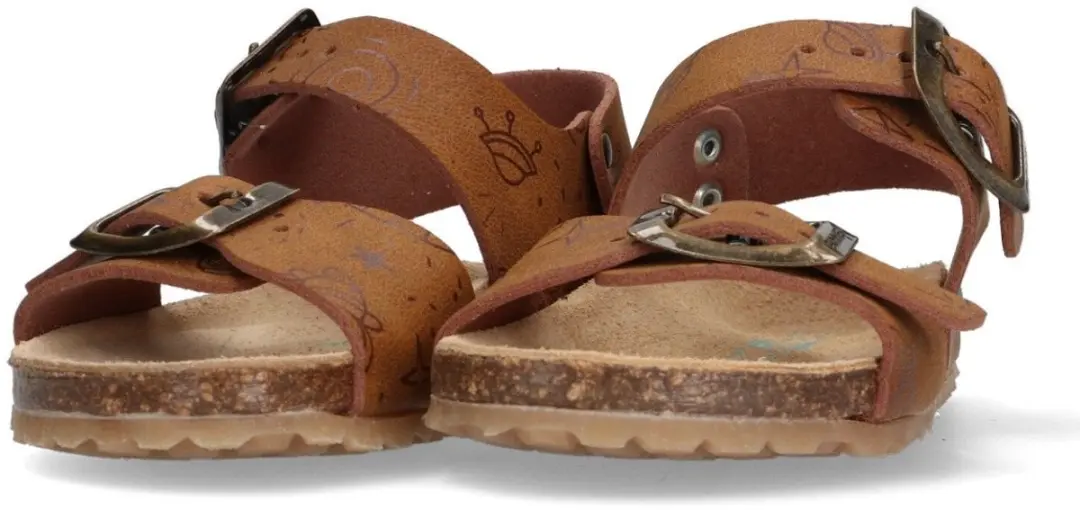 BunniesJR Bonny Beach Platte Sandalen 22 - Cognac - afbeelding 5 van 6
