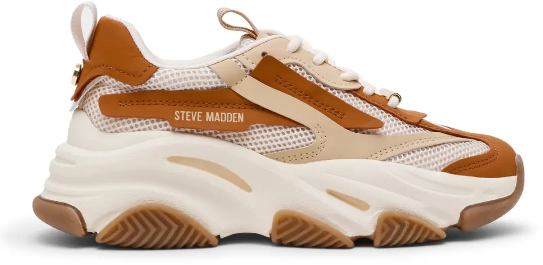 Steve Madden Possession-E Sneakers - cognac - Maat 40 - afbeelding 3 van 6
