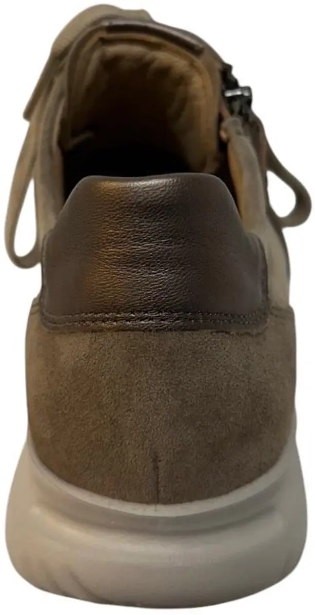 Hartjes Dames Sneakers Beige Suede - afbeelding 4 van 6