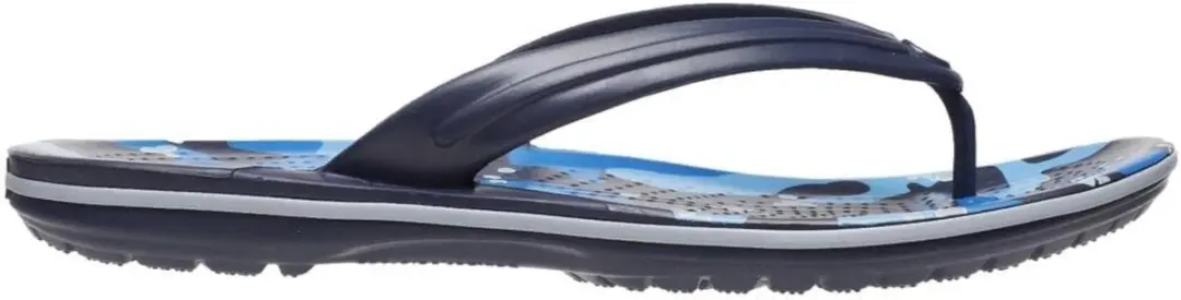 Crocs Crocband Printed Flip Navy Maat 41/42 US M8/W10
