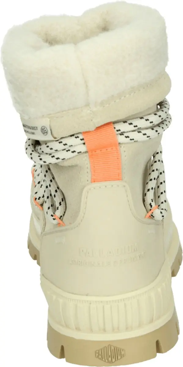 Palladium Pallaschock Hiver Hoge Sneakers - Wit/Beige 39