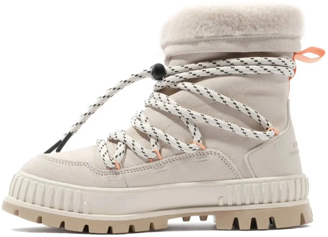 Palladium Pallaschock Hiver Hoge Sneakers - Wit/Beige 39