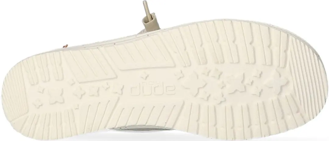 HEYDUDE Wendy Chambray Instappers - Beige - Maat 37 - afbeelding 6 van 6