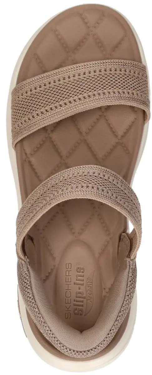 Skechers GO WALK ARCH FIT 2.0 Sandalen - Dames - 38 - Tan - afbeelding 5 van 6