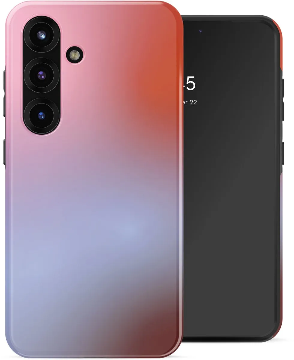 Selencia Hoesje Samsung Galaxy S25 - Gradient Soft Blush