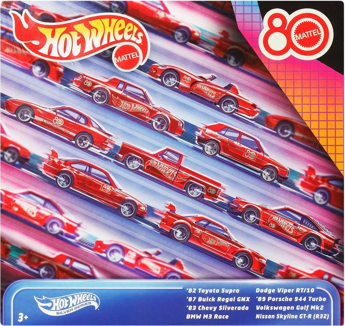 Hot Wheels JGK09 Voertuigenset - Rood - afbeelding 5 van 6