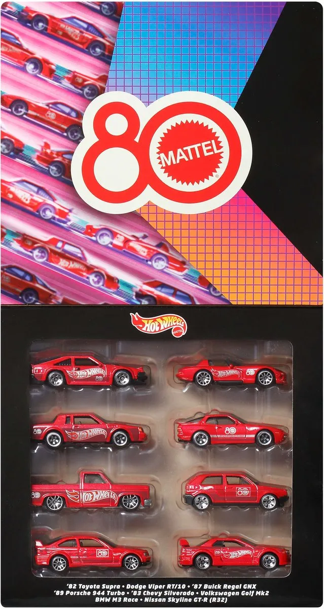 Hot Wheels JGK09 Voertuigenset - Rood - afbeelding 2 van 6