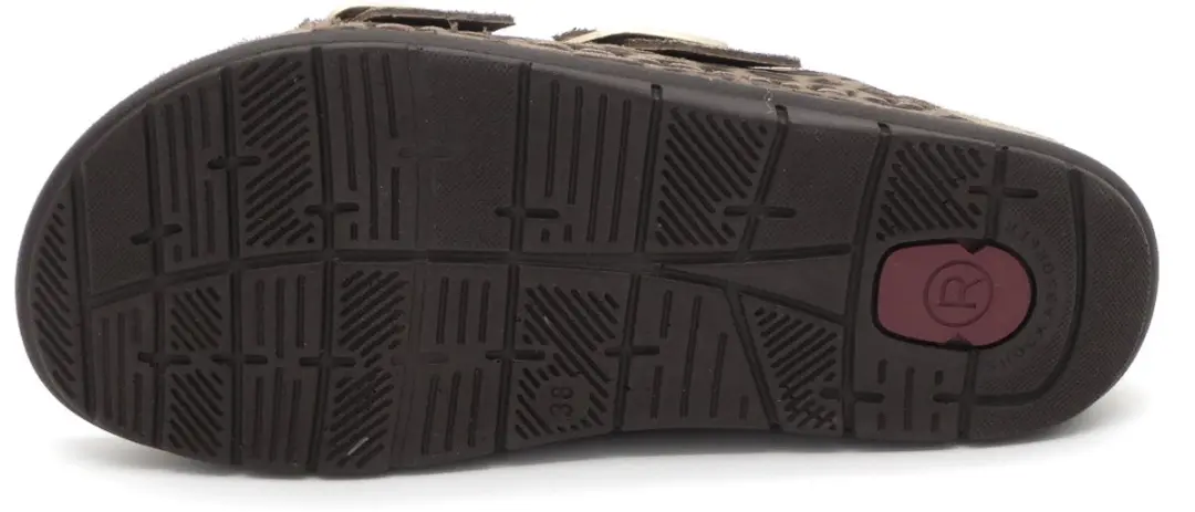 Rohde 5890 18 Slippers Dames - Bruin Panterprint - 38 - afbeelding 2 van 6