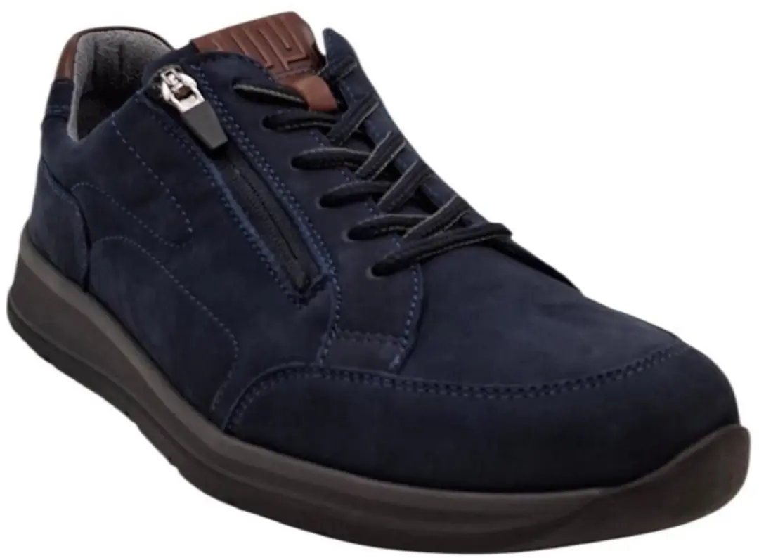 Wäldlaufer Herren Blauwe Super Brede Sneakers 42 - afbeelding 5 van 5