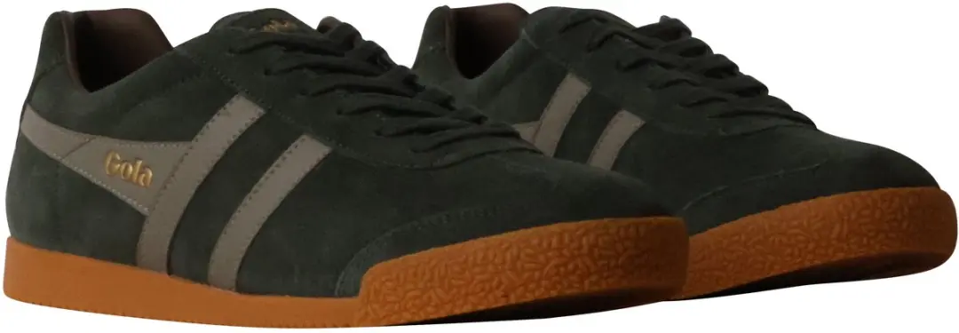 Gola Harrier Suede CMA192 Heren Sneakers - 44 - Groen - afbeelding 4 van 6