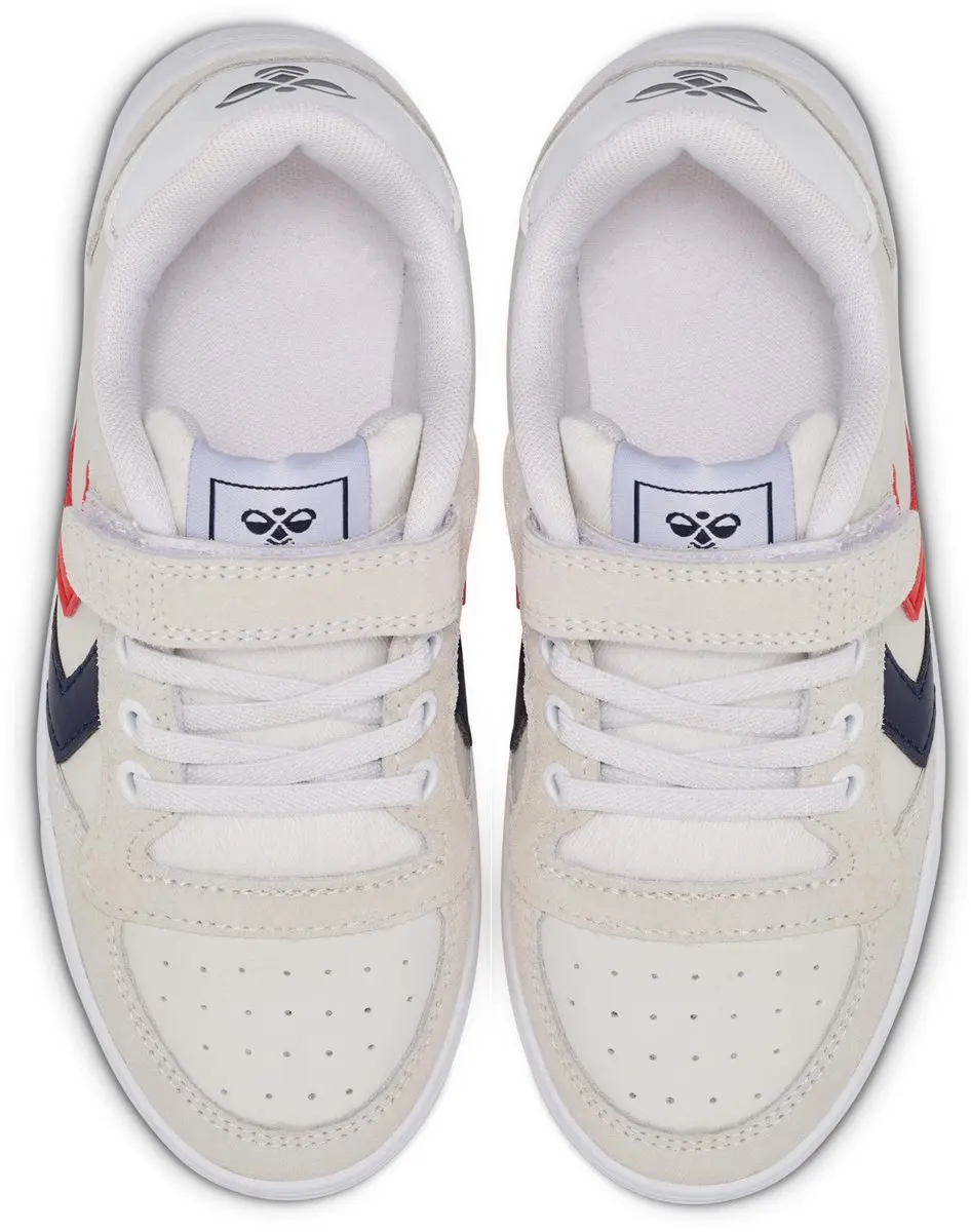 Hummel Slimmer Stadil Leather Low Jr - Witte schoen 36