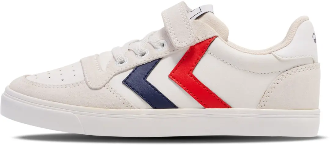 Hummel Slimmer Stadil Leather Low Jr - Witte schoen 36