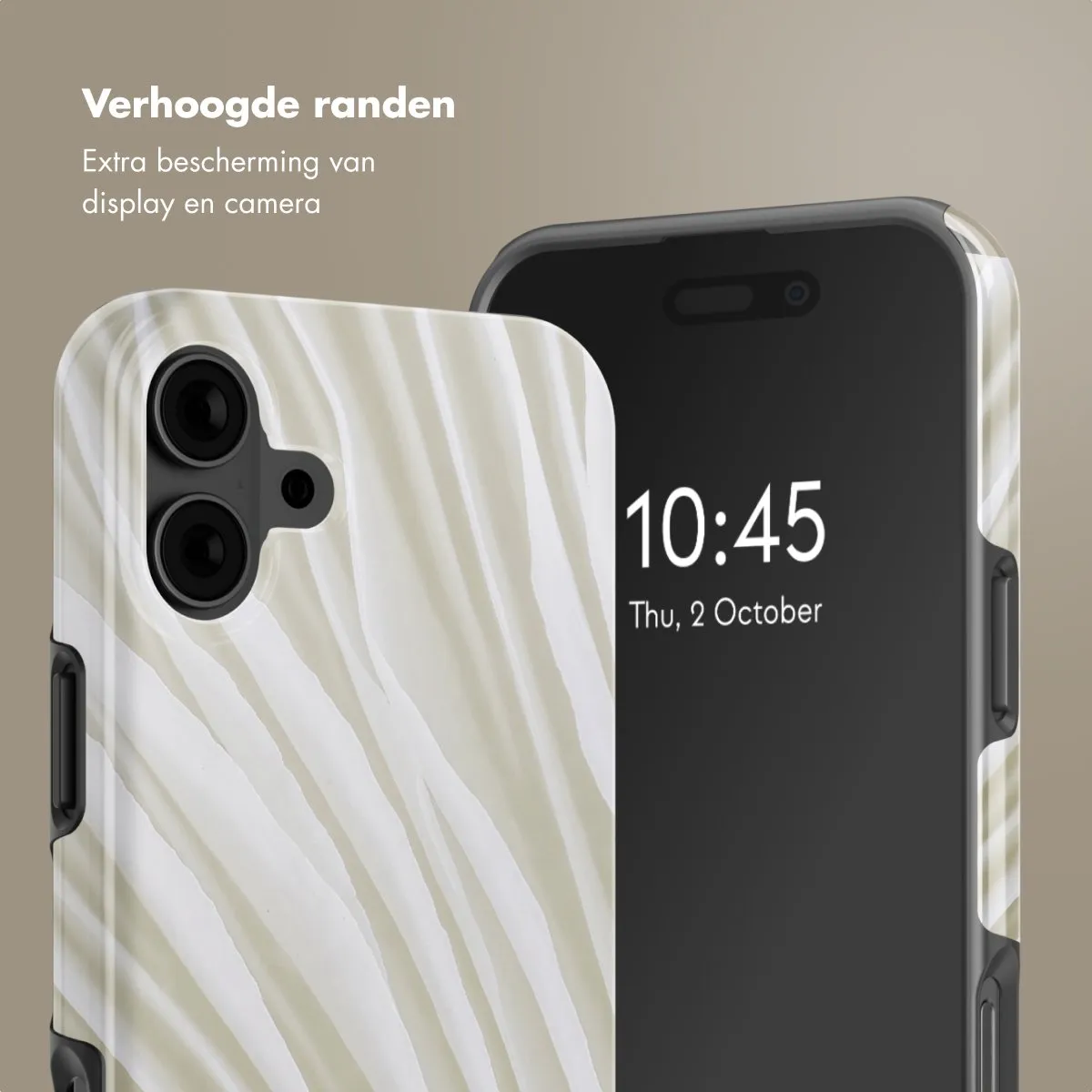 Selencia Hoesje iPhone 16 Nature Light Brown - MagSafe