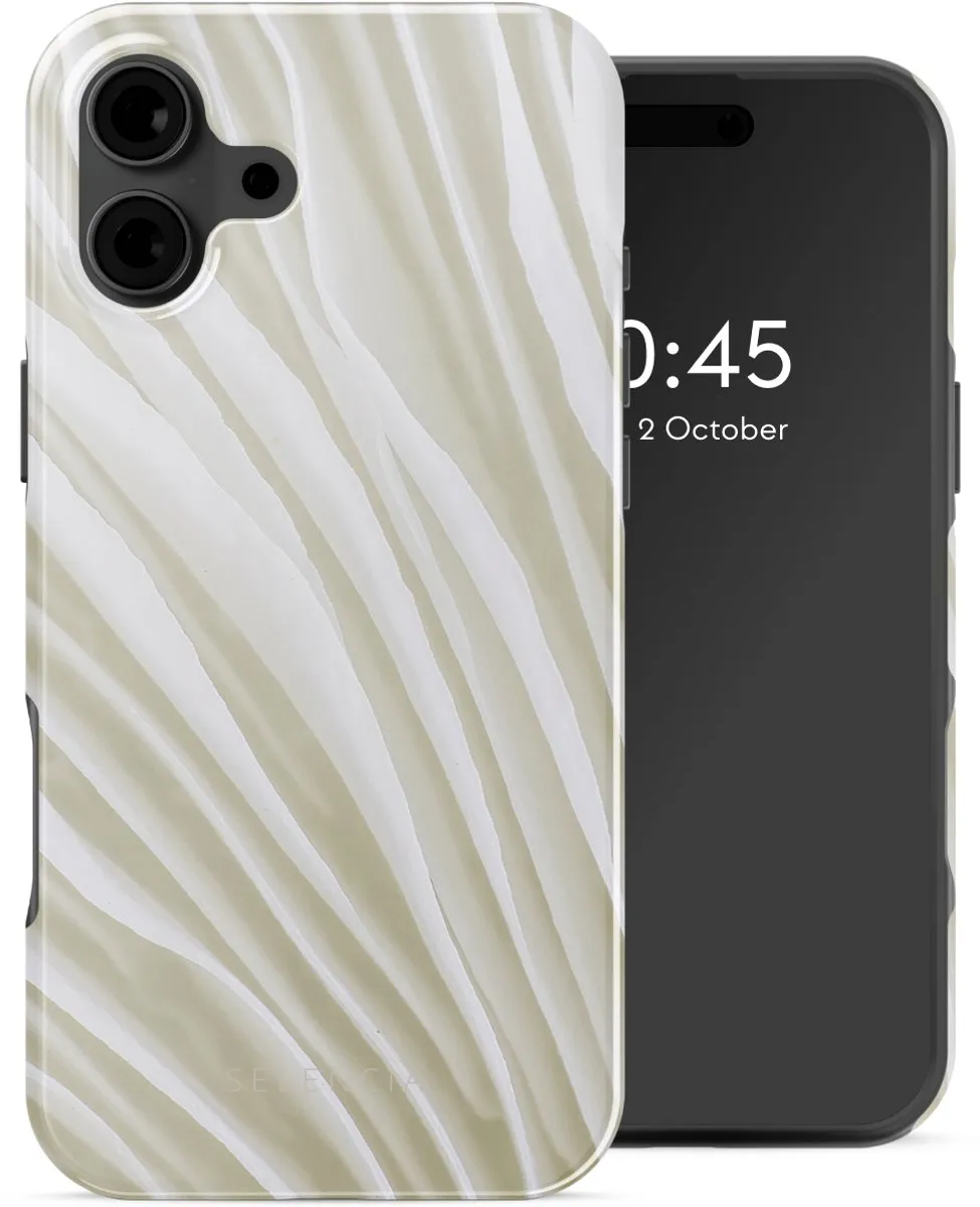 Selencia Hoesje iPhone 16 Nature Light Brown