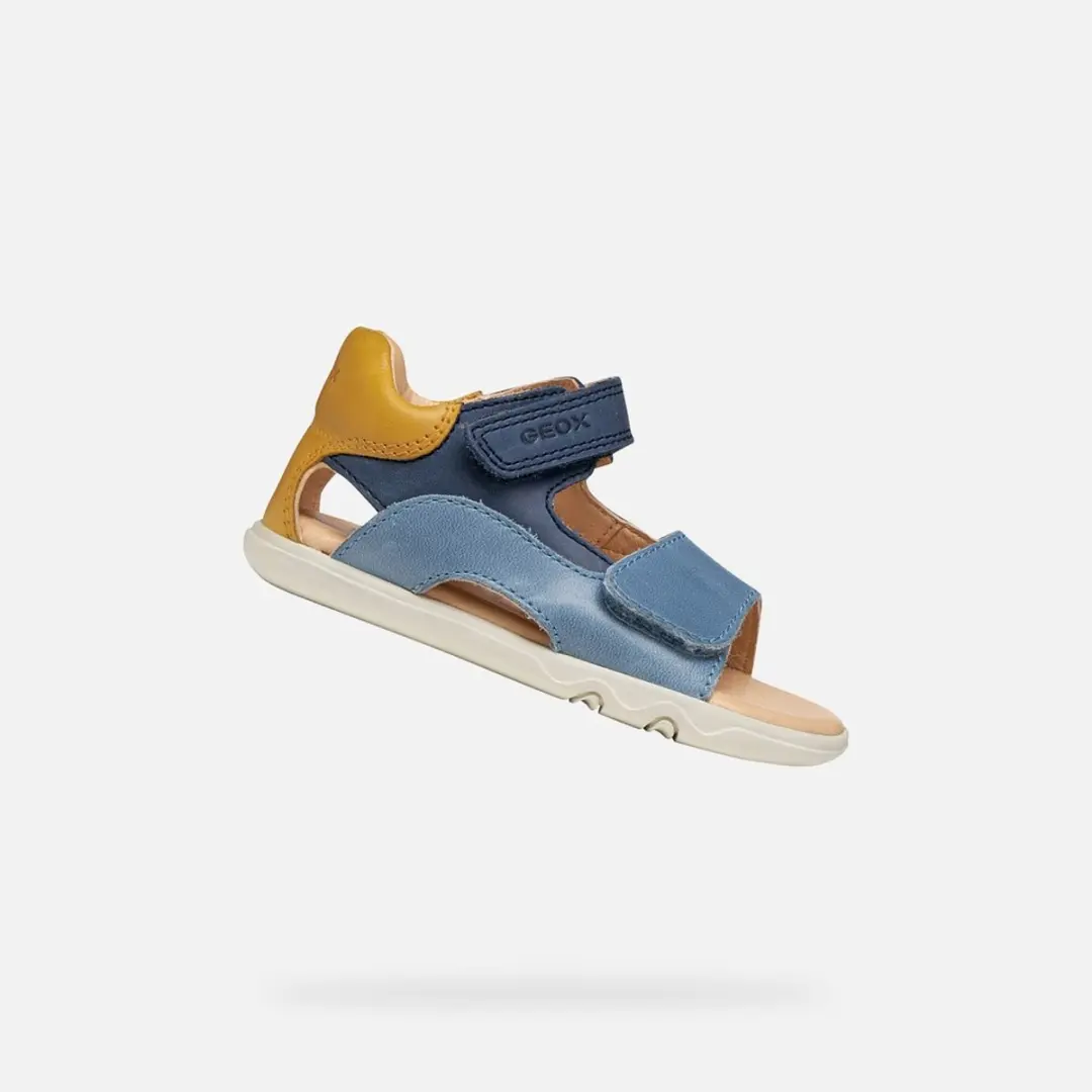 GEOX SANDAL STEPPIEUP PEUTERJONGENS Sandalen