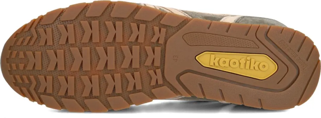 Kaotiko Seattle Heren Sneakers - Maat 44 - Khaki - afbeelding 2 van 6