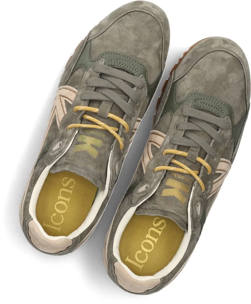 Kaotiko Seattle Heren Sneakers - Maat 44 - Khaki - afbeelding 5 van 6