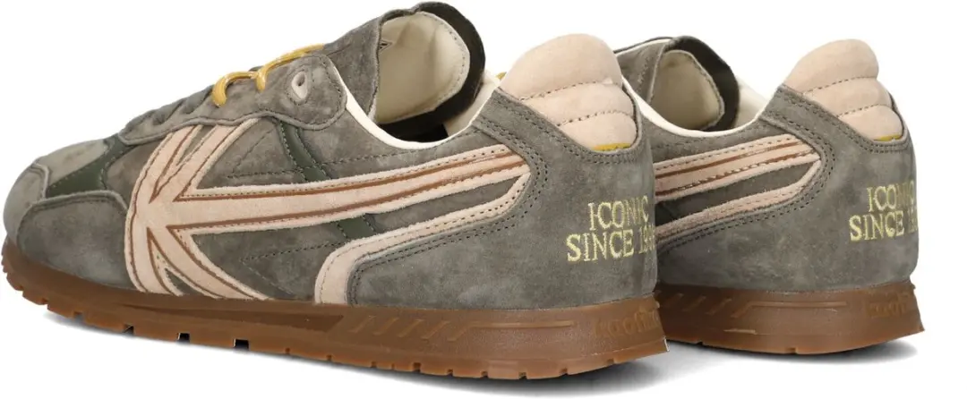 Kaotiko Seattle Heren Sneakers - Maat 44 - Khaki - afbeelding 6 van 6