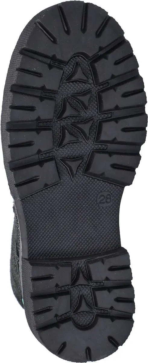 BunniesJR 225884-992 Meisjes Biker Boots - Grijs - Suède - Veters - afbeelding 6 van 6