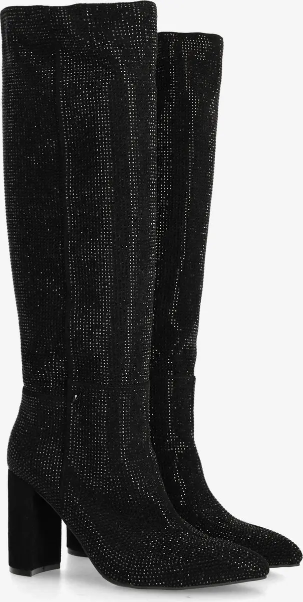Mexx Krystal Indy Hoge Laars - Zwart - Maat 40