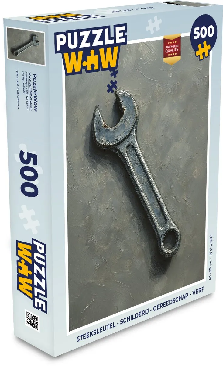 PuzzleWow Steeksleutel Legpuzzel 500 Stuks - MPN 8721375320587