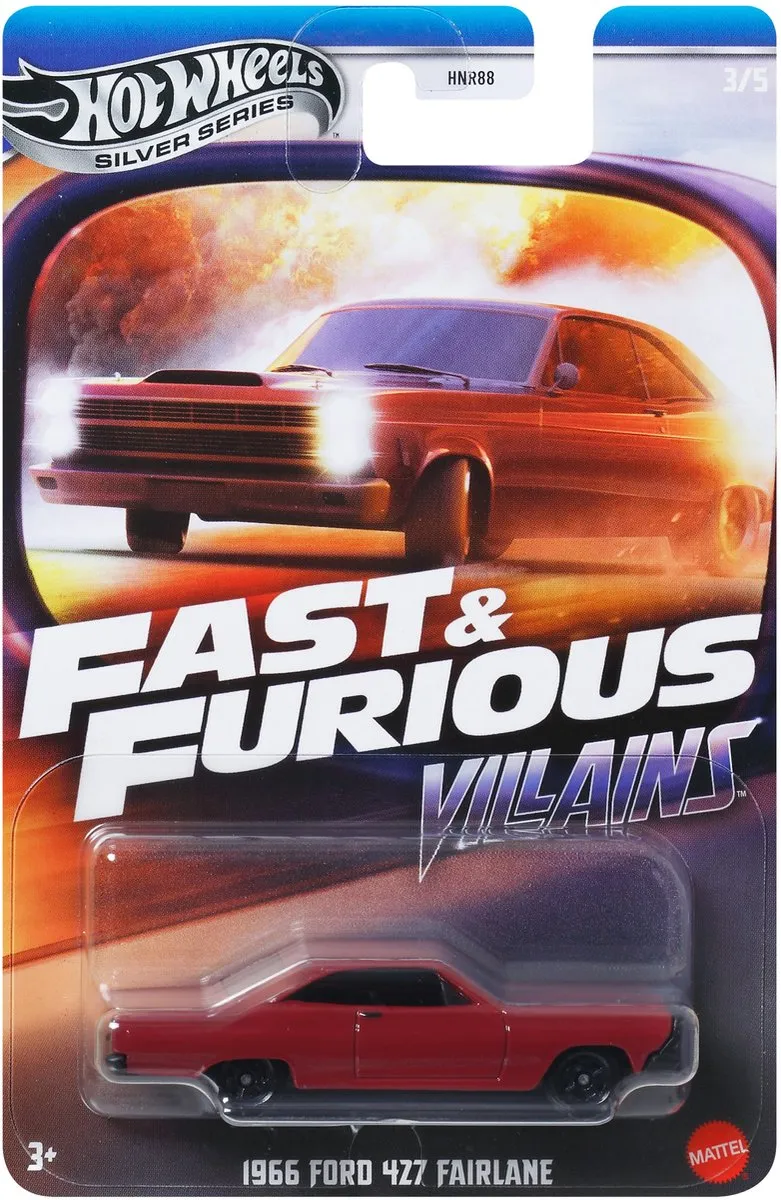 Hot Wheels Fast & Furious JBY36 Auto - Rood