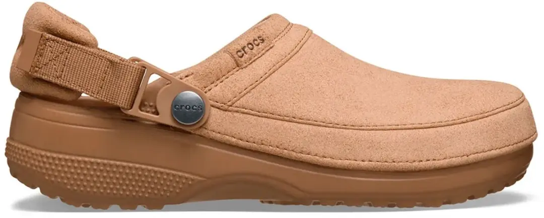Crocs Classic Crafted Vegan Suede Klompen Bruin EU 39-40