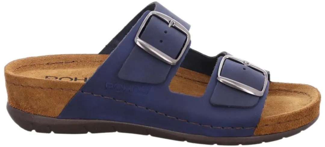 Rohde Dames Slipper 5856-56 Blauw - Maat 42 - afbeelding 3 van 6