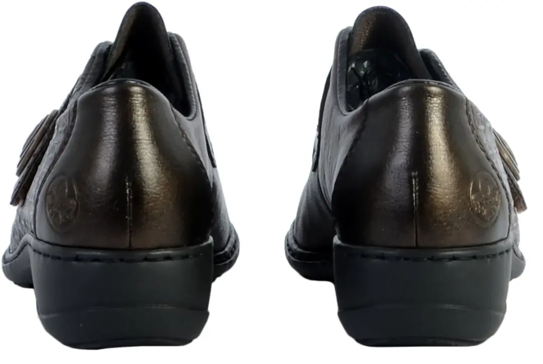 Cristallino leren mocassin