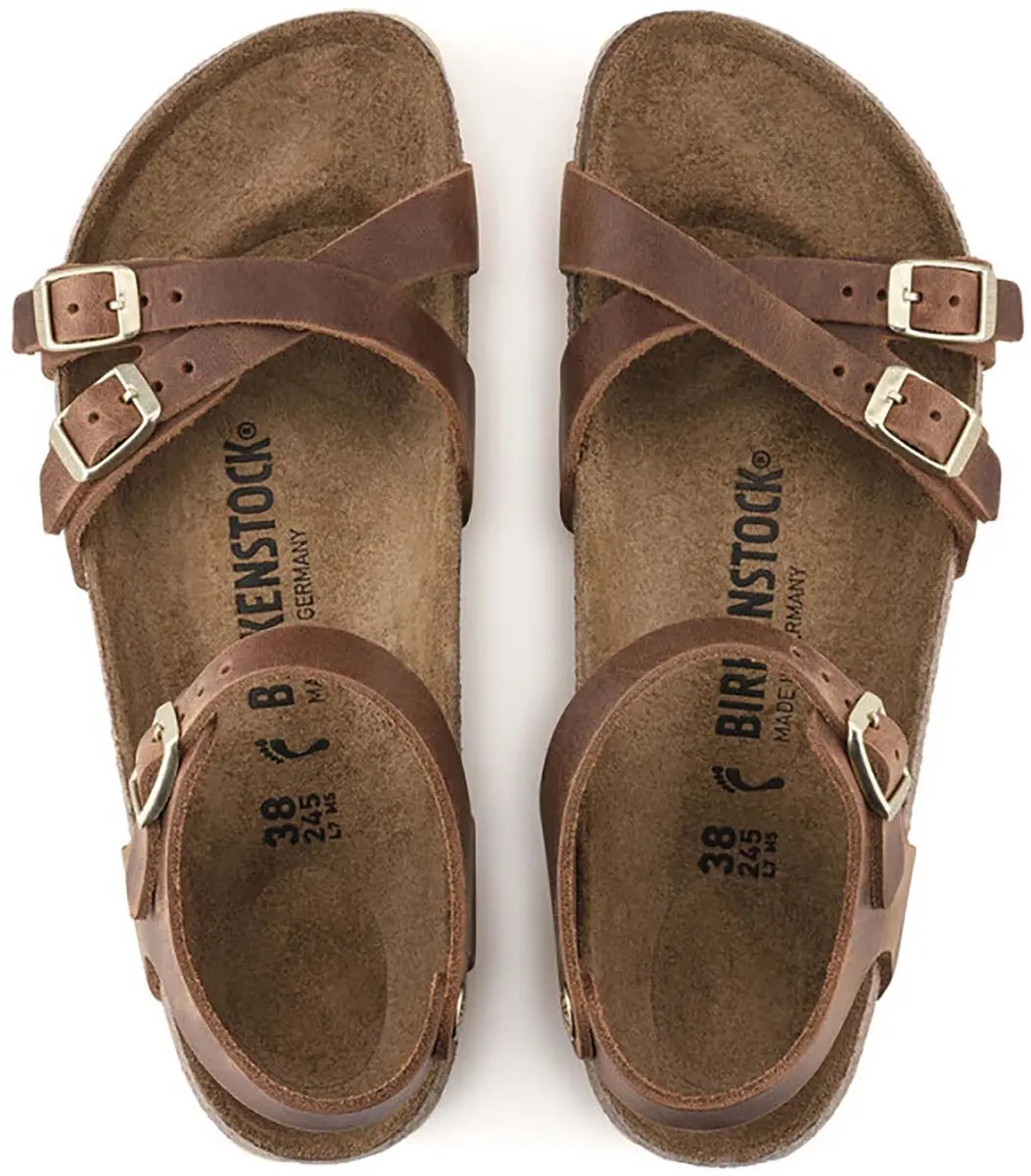 Birkenstock Kumba Dames Sandalen 38 - Cognac
