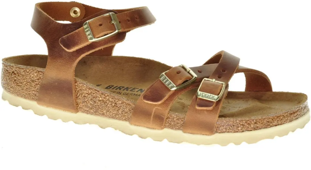 Birkenstock Kumba Dames Sandalen 38 - Cognac