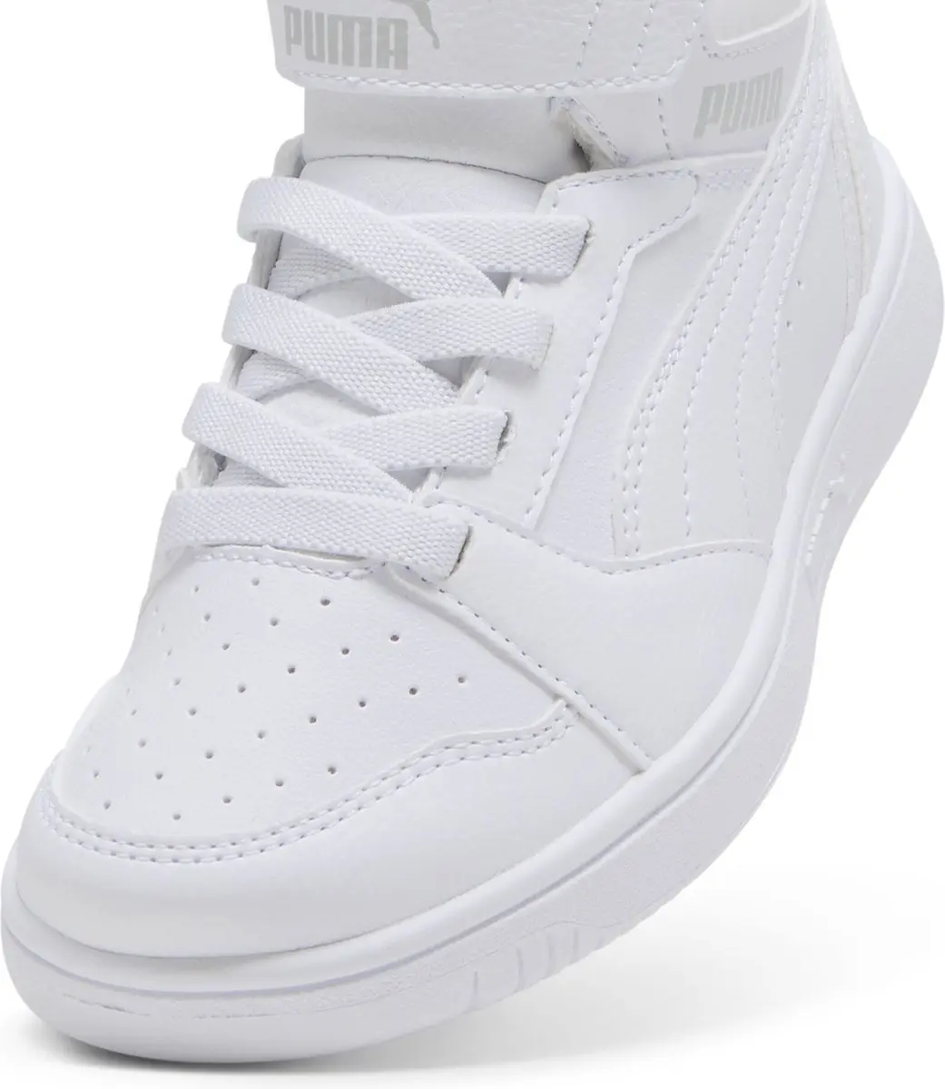 PUMA Rebound V6 Mid AC+ PS Sneakers - 29 - Wit/Grijs - afbeelding 6 van 6
