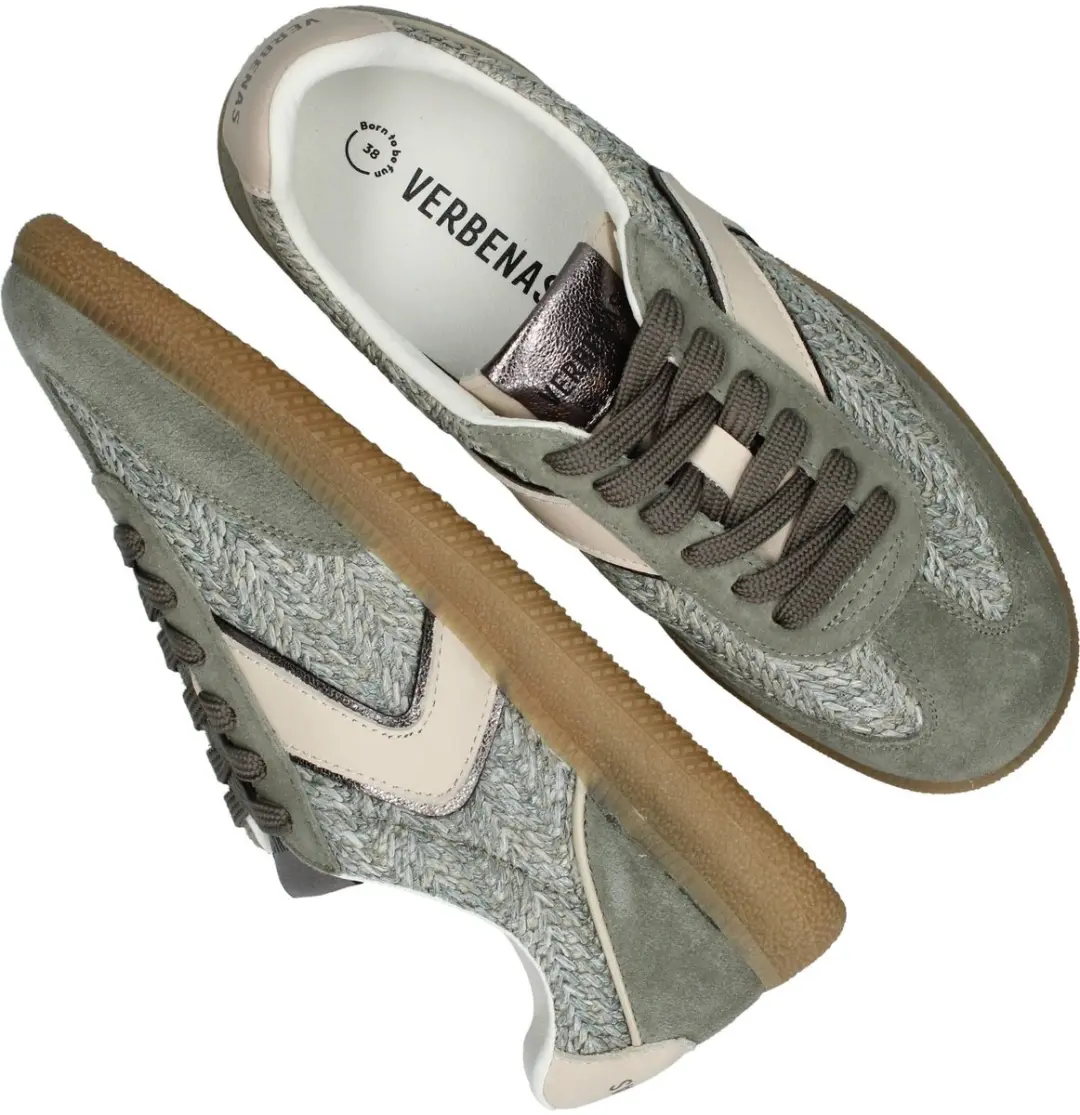Verbenas Sound Tropic Bosco Sneakers - Groen Suede - 39 - afbeelding 6 van 6