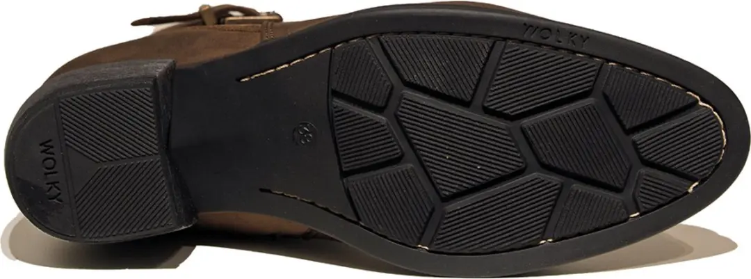 Wolky Zavalla HV 0288412 Enkellaarzen - Bruin Nubuck