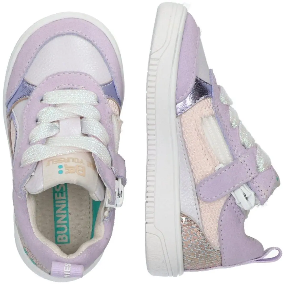 BunniesJR 225251-471 Meisjes Lage Sneakers - Paars - afbeelding 4 van 6