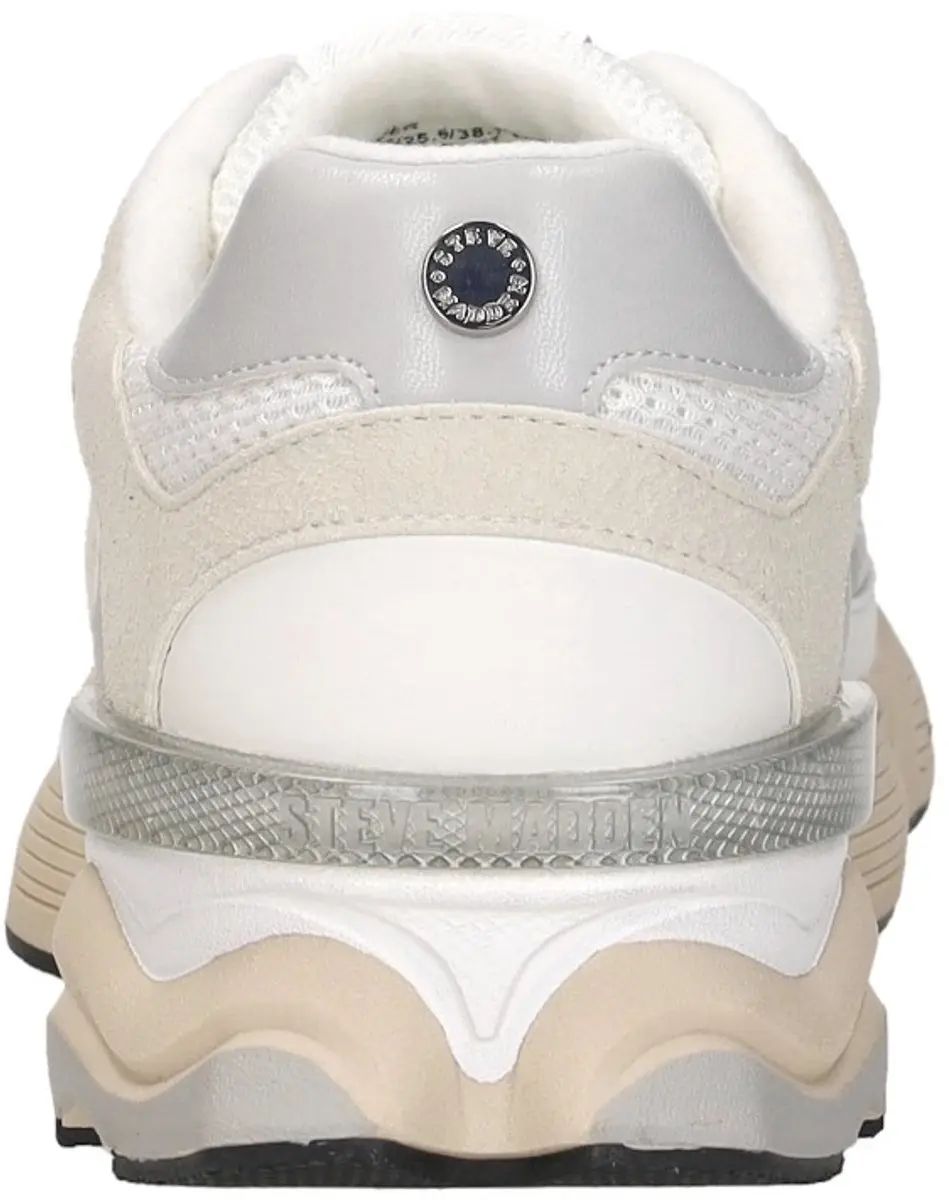 Steve Madden Speeder Sneakers - Maat 40 - Wit - afbeelding 6 van 6