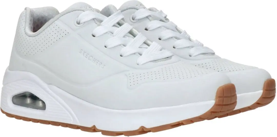 Skechers Uno Air Blitz 40201 Dames Sneakers - Wit - afbeelding 4 van 6