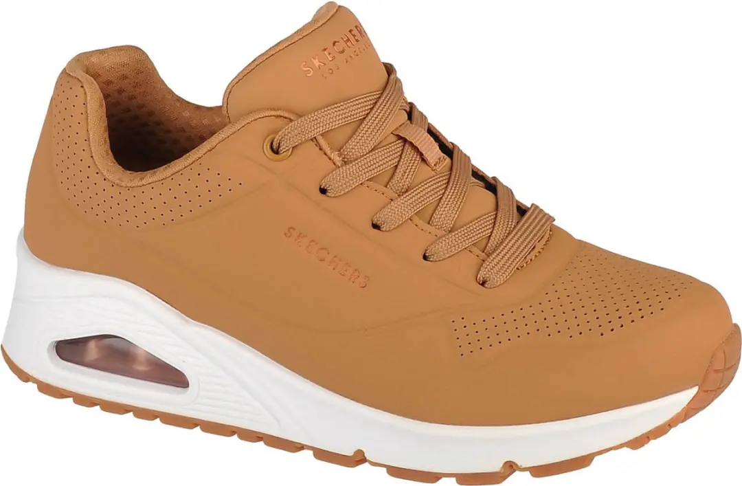 Skechers Uno-Stand on Air 73690-TAN, Vrouwen, Bruin, Sneakers, maat: 35,5