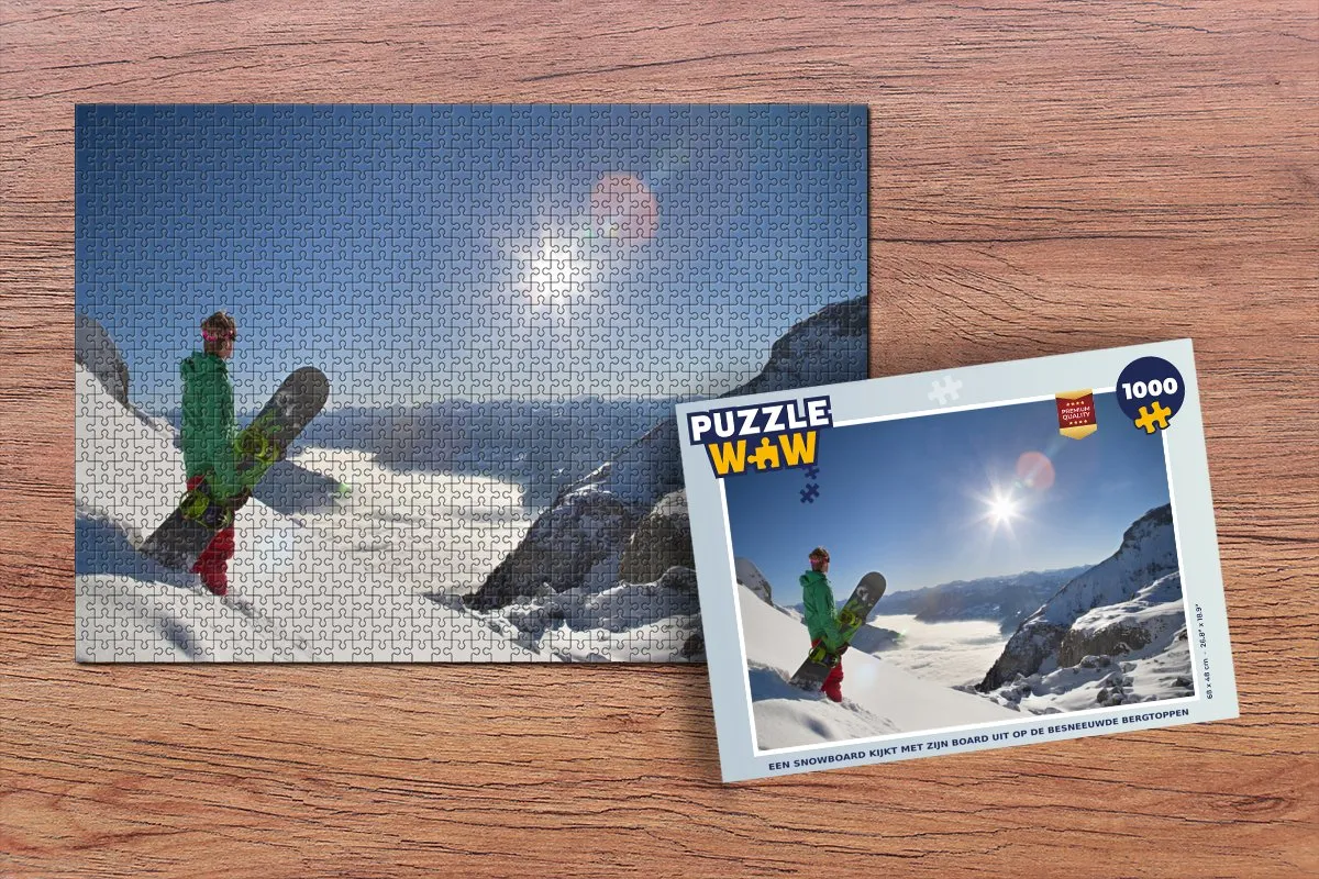 PuzzleWow Legpuzzel 1000 Stuks - Multicolor