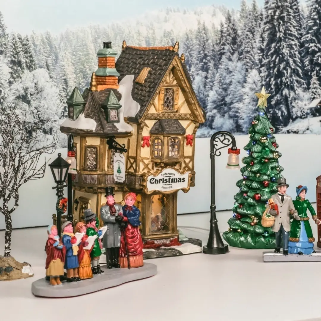 Lemax Tannenbaum Christmas Shoppe Set