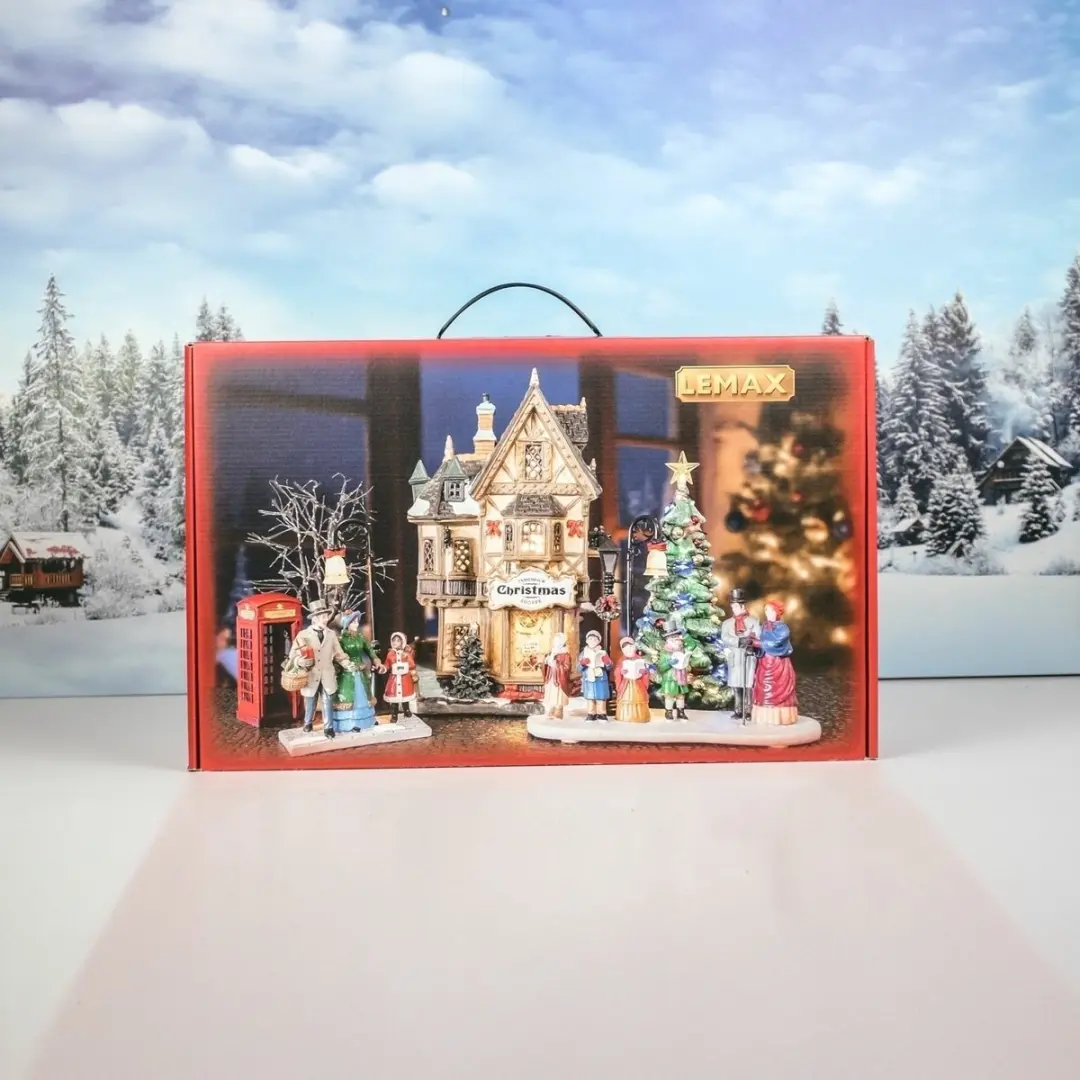 Lemax Tannenbaum Christmas Shoppe Set - Verlicht gebouw
